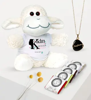 

Personalized Plush Lambkin Enamel Necklace and Chocolate Gift Set-5