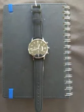 Reloj deportivo de lujo para hombres y mujeres, pulsera de cuarzo ultrafina de cuero analógico, estilo militar, a la moda