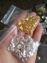 (29958)200 Uds 6*6*5MM Chapado en bronce antiguo de aleación de Zinc redondos o curva cepillado discos espaciador los malos resultados de la joyería de accesorios
