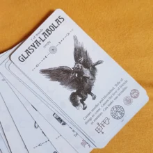 Juego de 78 tarjetas de adivinación de Tarot oculto, cartas de oráculo, tablero de naipes de fiesta familiar, Solomonic antiguo Magickal