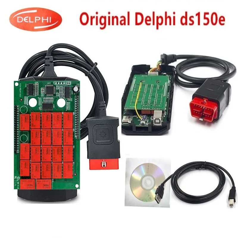 2021 новейший диагностический инструмент Delphi ds150e 2018.R0 Keygen OBD2 Tcs Plus 2017.r3 LED 3 в 1 сканер