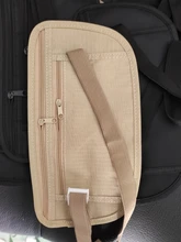 Riñonera de viaje Invisible para pasaporte, bolsa de cinturón de dinero, billetera de seguridad oculta, regalo, bolsa de viaje, riñonera de pecho