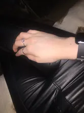 KNOCK titanio acero rosa oro Anti-alergia suave Simple boda parejas anillos bisutería para hombre o mujer regalo