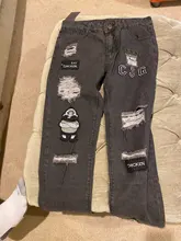 Pantalones vaqueros elásticos rasgados para hombres, con bordado de motorista, estrechos, con agujeros, estilo slim fit, de alta calidad, 3 estilos