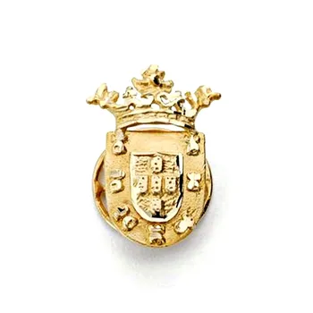 

Lapel Pin 18k gold coat Ceuta 19mm. [AA1998]