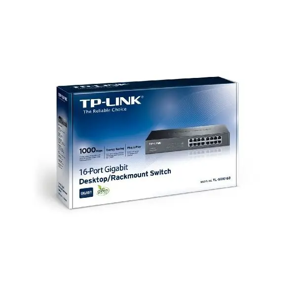 Шкаф переключатель TP-LINK TL-SG1016D 16P гигабит
