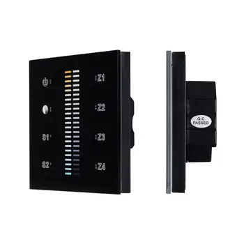 

021062 panel sens sr-2830b-ac-rf-in Black (220V, mix + dim, 4 zones) 1 PCs Arlight