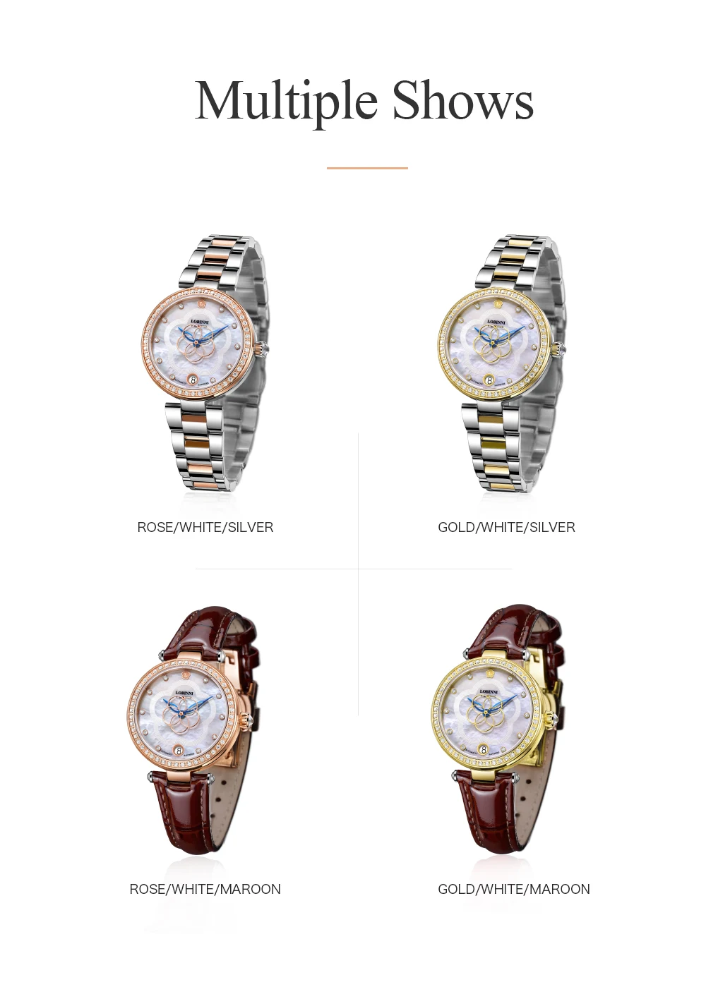 Японские механические часы MIYOTA, водонепроницаемые, сапфировое зеркало, женские часы, модные, кожаные, нержавеющая сталь, женские часы