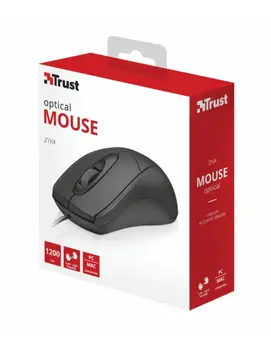 

Raton Trust optical Ziva Sensor 1000Ppp ambidextrous Usb Ne computer mice