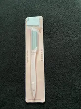 Maquinilla de afeitar de seguridad para mujer, eliminación de vello de cejas, cortador de pelo Facial, Mini afeitadora de maquillaje, 1 Uds.