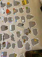 100 unids/pack Kawaii grueso gato diario impermeable decorativo papelería pegatinas artesanales Scrapbooking DIY álbum diario