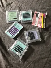 NATUHANA-pestañas postizas 2D 3D 4D 5D 6D, tallo corto, prefabricadas, volumen ruso, plumas de visón falso, extensiones de pestañas prefabricadas, maquillaje Cilios