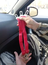 Vehículo mascota para coche cinturón de silla para perro cinturón de seguridad del coche para cachorros arnés plomo Clip perro suministros palanca de seguridad tracción automática productos 251130