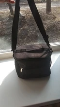 Tomule térmica almuerzo bolsa para las mujeres de los hombres, bolsas de moda Picnic portátil bolsas impermeable estuche de aislamiento térmico negro