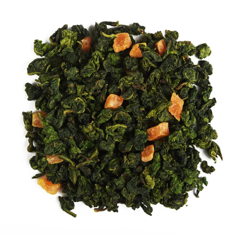 Чай Улун / Оолонг Персиковый с кусочками натурального персика и ароматическими