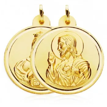

SCAPULAR 14MM GOLD V. CARMEN SACRED C