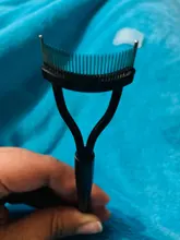 Separador de Peine de pestañas negro, maquillaje, rímel, rizador de pestañas, peine, cepillo de cejas, herramienta de aseo, herramienta AR1