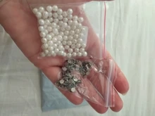 Shoes Rivets-Studs-Beads Clothes-Decoration Diy-Crafts Pearls for Bag 6mm White 100sets