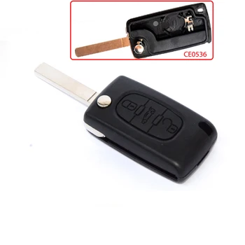 

Remote control casing KEY SHELL for CITROEN CE0536, C2 C3 C4 C5 C6 sprat VA2 with 3 buttons