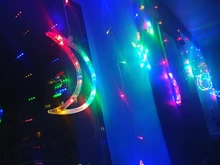 LED Deer Star Moon Curtain Light 220V 110V Christmas Garland String Fairy Lights Outdoor