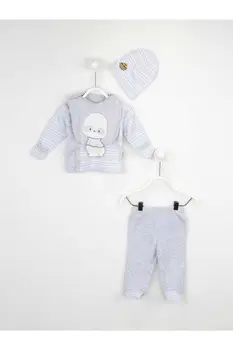 

Gray Male Baby 4 PCs Hospital Output