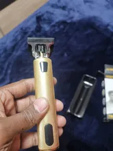 Cortadora de pelo profesional recargable por USB T9 para hombre, Afeitadora eléctrica inalámbrica de 0mm, máquina de barbero para Barba, 2021