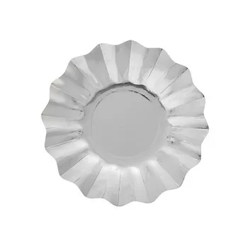 

Dishes Wavy Large Silver (Pack 8)