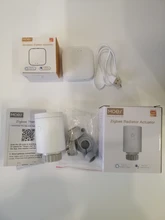 Tuya ZigBee3.0 inteligente radiador actuador programable del radiador termostática de la válvula de controlador de temperatura MQTT 2 Configuración con Alexa.
