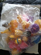 24 unids/set 5-8cm de princesa de Disney juguetes Snow White Sofía Belle Cenicienta Alice Anna dormir belleza vestido cambiante regalo