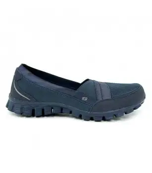 

Slip on-Textile-Elastic-Navy-Memory Foam