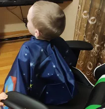 Paño especial para corte de pelo de peluquero para niños, impermeable, antiadherente, dibujos animados, para el hogar ropa de bebé, chal, capa, delantal