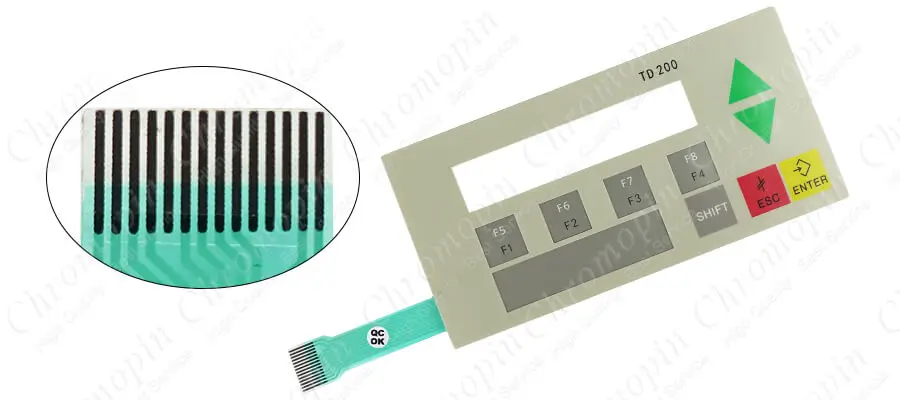 escudo plástico da caixa da carcaça para interruptor do teclado da membrana com casos dianteiros tampas traseiras