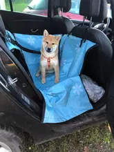 CAWAYI KENNEL Pet Carriers Dog Car Seat Cover Carrying for Dogs Cats Mat Blanket Rear