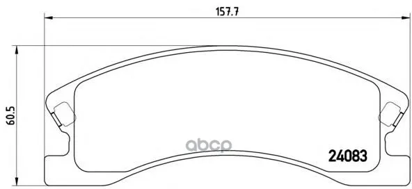 Колодки Тормозные Дисковые Передн Jeep: Grand Cherokee Ii(Wj, Wg) 98- Brembo арт. P37008