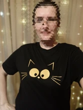 1 pieza ropa a juego para madres e hijas lindo estampado de gato familia de padre-hijo traje Ma e Filha mamá camisetas