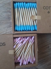 Bamboo-Sticks Buds Makeup Nose Cotton-Swab Disposable Ears-Cleaning Beauty for Double-Head