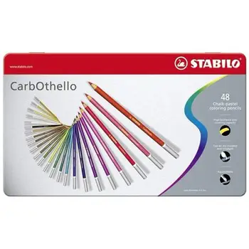 

48 PCs color pencils box packaging in MetalloSTABILO42.86