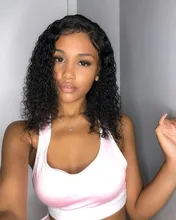 Curlymax onda profunda tiempo Hd transparente 13x6 frente de encaje pelucas de cabello humano Pre arrancado de agua brasileña Frontal rizado pelucas para mujeres
