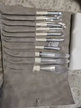 Zoreya marca pelo sintético suave sombra de ojos cepillo mango blanco mezcla rubor labio polvo resaltador maquillaje brochas Set 10 piezas