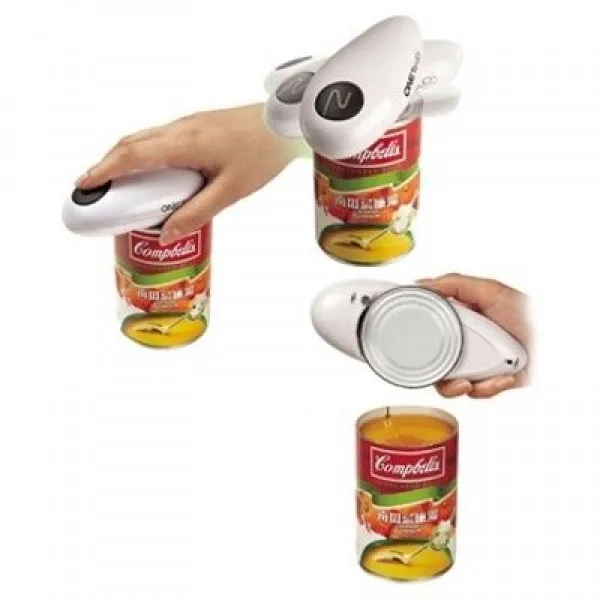 Электрооткрывалка консервных банок One Touch Can Opener(Белый