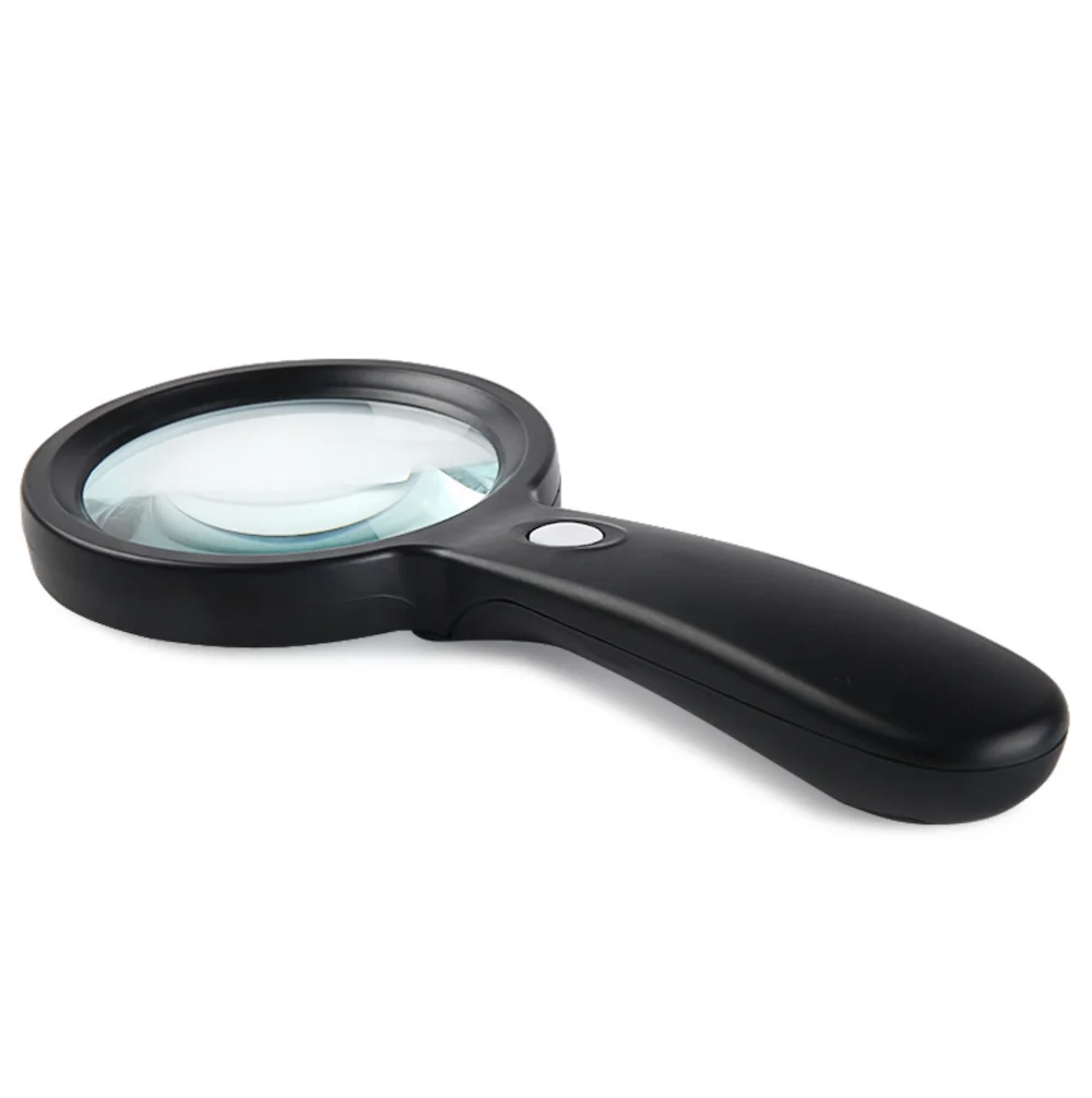 Magnifying Glass with Light, 10X Handheld Large Magnifying Glass 12 LED  Illuminated Lighted Magnifier for Macular Degeneration, Seniors Reading,  Soldering, Inspection, Coins, Jewelry, Exploring