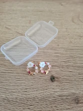 Drop-Earrings Charm Jewelry Gift Flowers-Shell Rhinestone Pearl Butterfly Colorful Korean-New