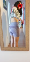 Pantalones cortos deportivos sin costuras para mujer, de cintura alta, con realce, ajustados para entrenamiento, 2020