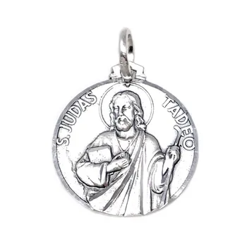 

Pendant 925 Sterling silver m San Judas Tadeo Medal [AB5163GR] -Customizable-RECORDING INCLUDED IN THE PRICE