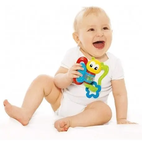 Clementoni Sonajero Mariposa, Única - Todos nuestros juguetes son originales - Vendedor Español - Información en español -.