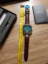 Swiss-Reloj de pulsera para hombre, cronógrafo cuadrado de lujo, Esfera Grande, resistente al agua, nuevo