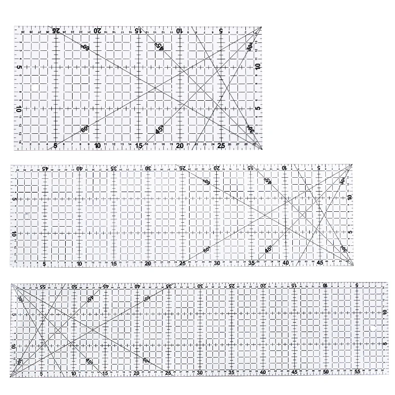 Nonvor Acrylic Patchwork Ruler for Cloth DIY Craft