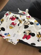 Disney Mickey Minnie pijamas de las mujeres de verano conjunto de dibujos animados lindo corto ropa de dormir niñas cómodo ropa de casa