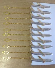 Avión forma pinza para corbata para hombre piloto de los hombres de negocios Clip de corbata gemelos de alta calidad Cierre de lazo corbata para hombres regalo de boda