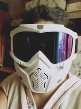 Reedocks-gafas de esquí para hombre y mujer, lentes modulares con filtro para la boca, desmontables, para esquí, Snowboard, nieve, invierno